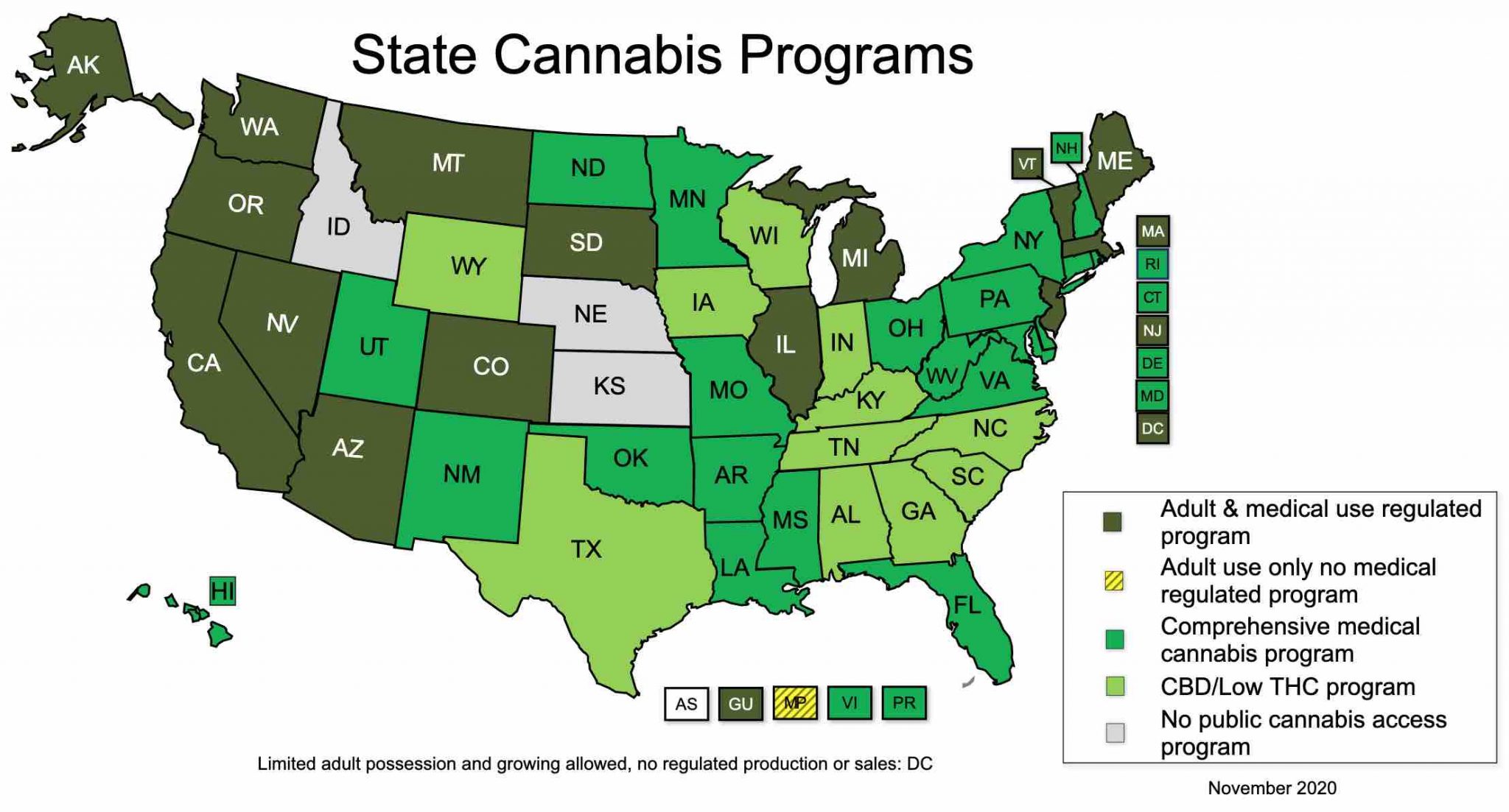 A guide to medicinal vs recreational cannabis in North America